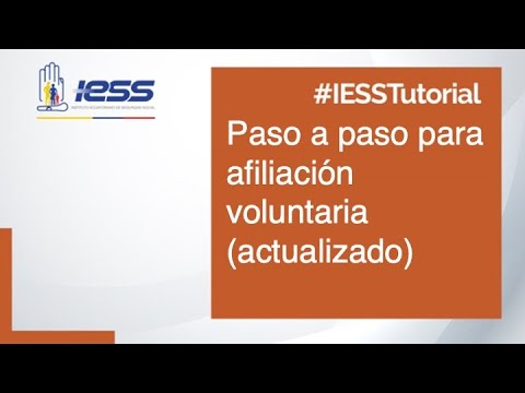 Descubre el valor de pagar la afiliación voluntaria al IESS